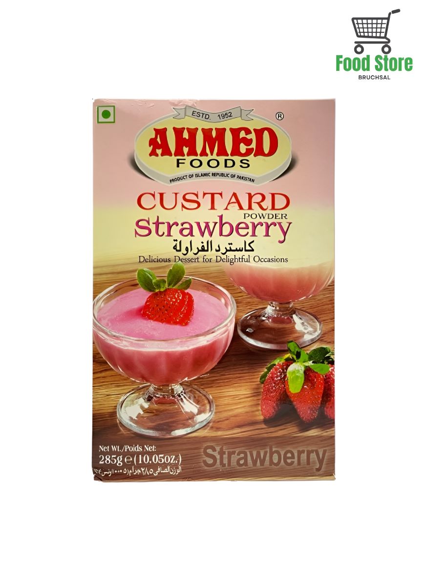 Strawberry Custard Powder Dessert Ahmed 285g