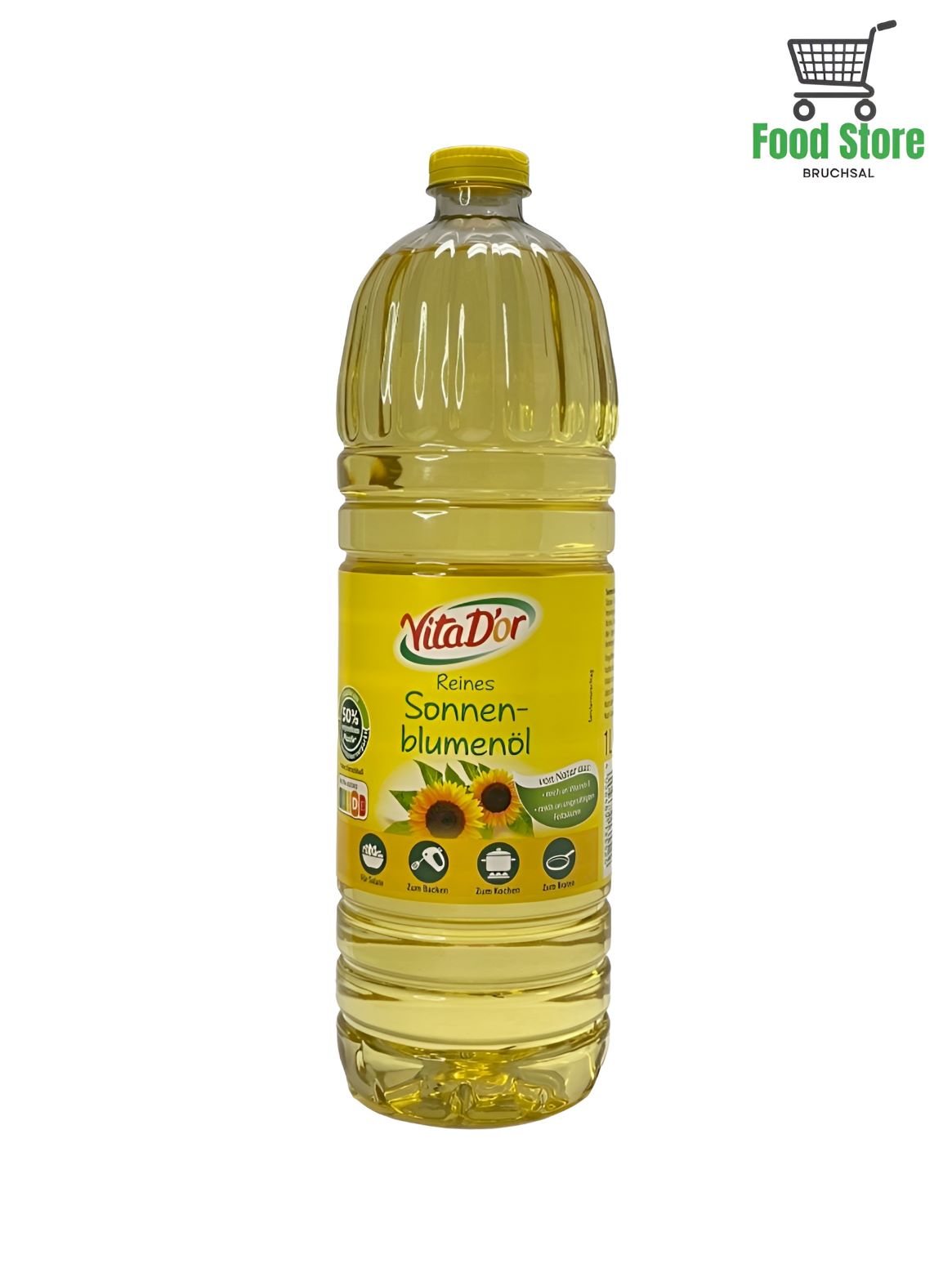 Reines Sonnenblumen Öl Vitador 1 Liter