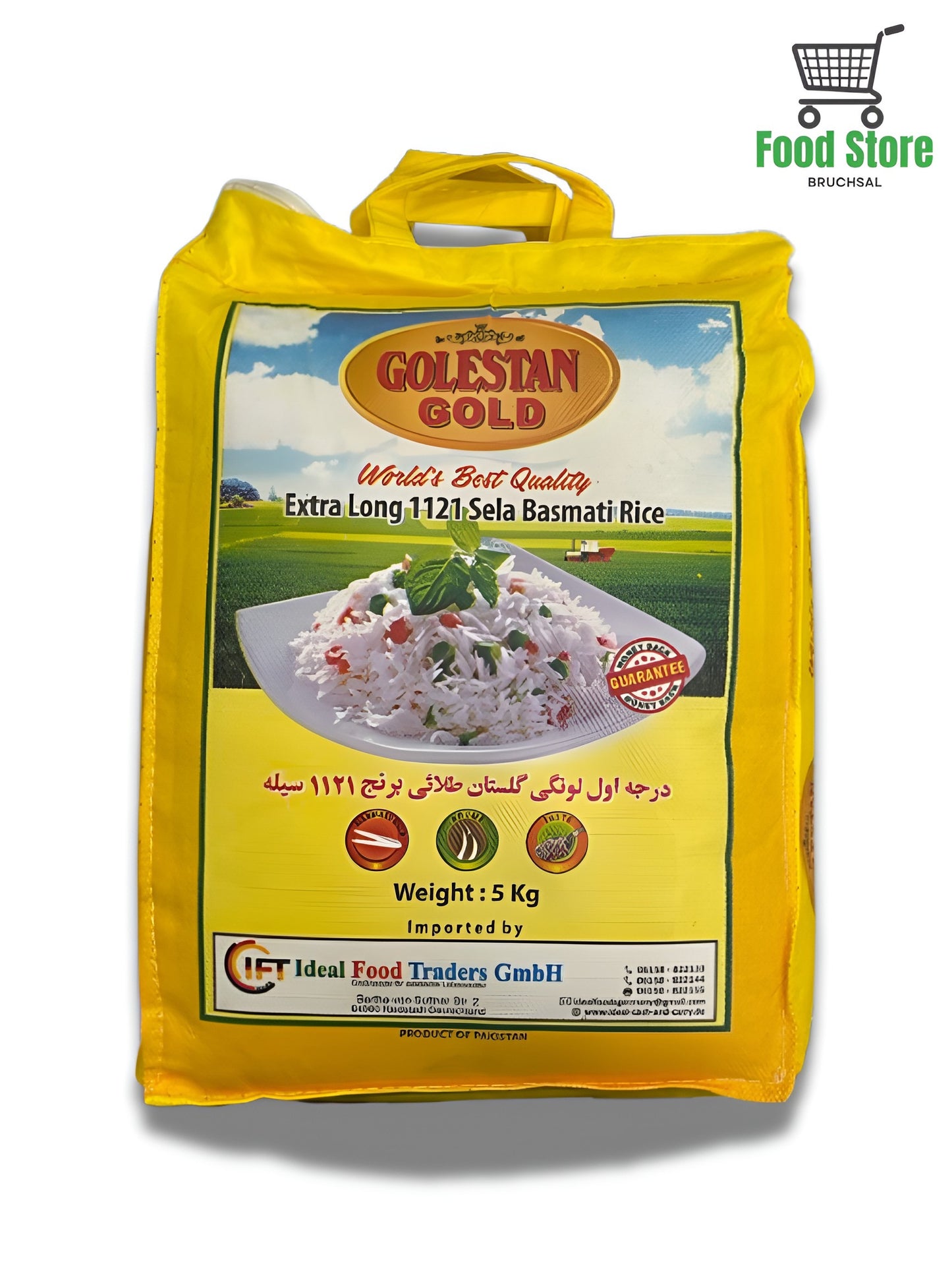 Golestan Gold Basmati Rice Extra Long 5kg