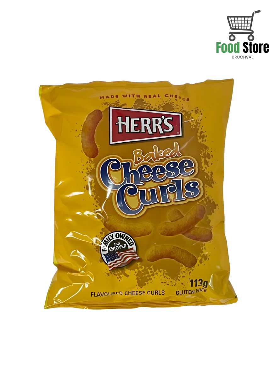 Baked Cheese Curls Herrs 113g