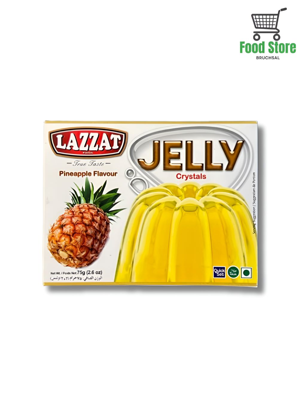 Pineapple Flavour Jelly Crystals Lazzat 75g