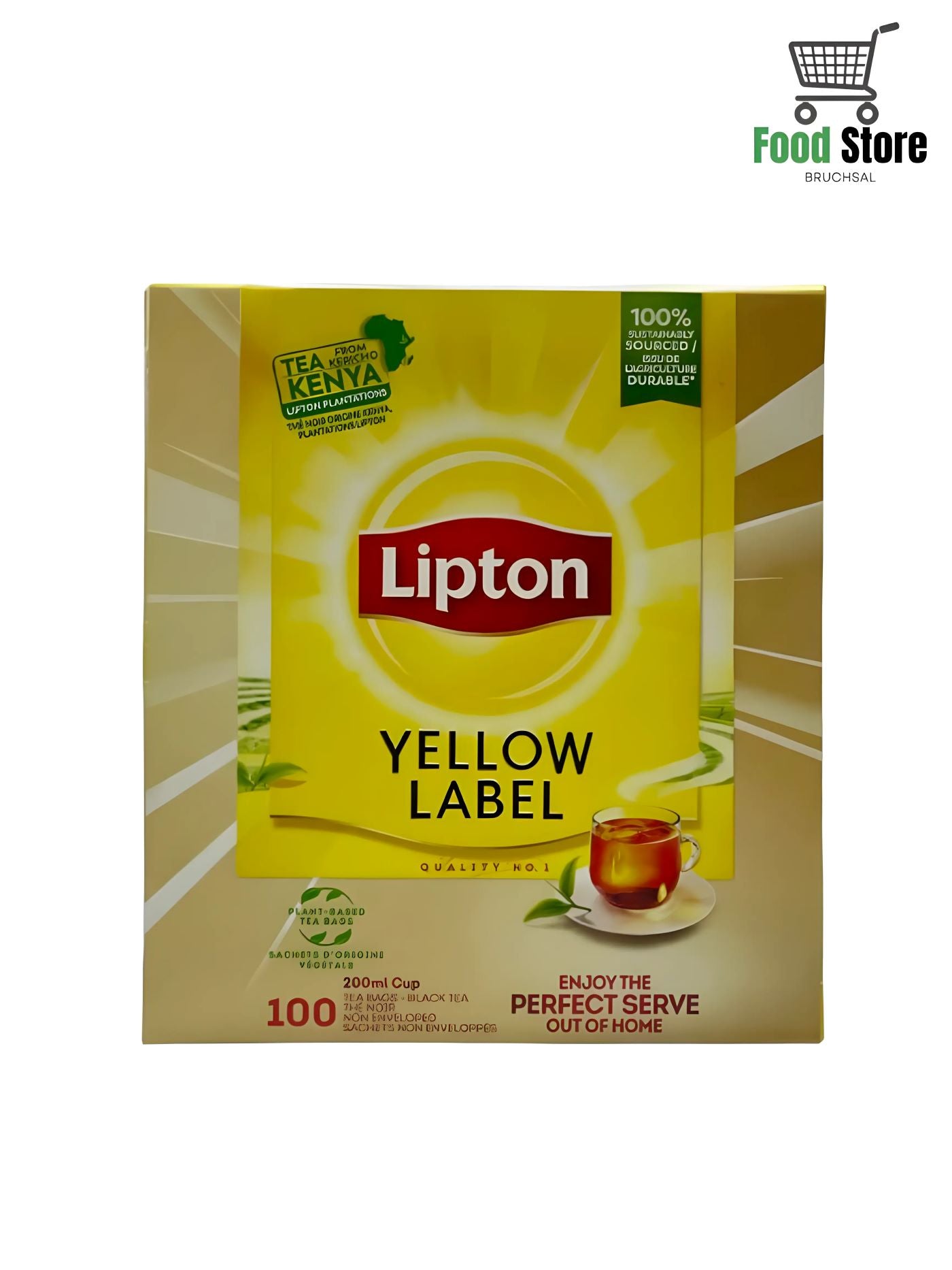 Lipton Yellow Label 100 Tea Bags 200g