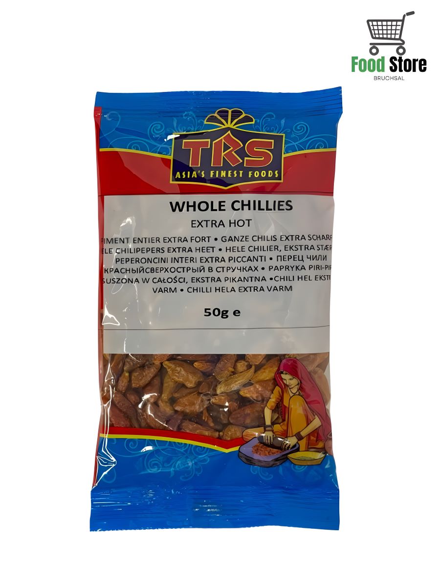 Whole Chillies Extra Hot TRS 50g