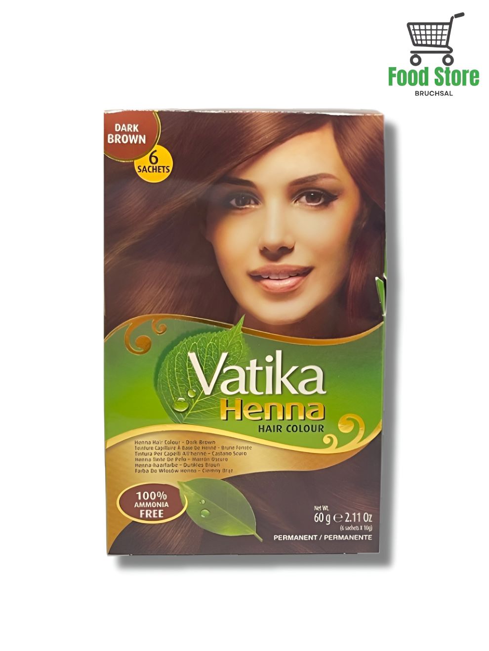 Vatika Henna Hair Colour Dark Brown 60g