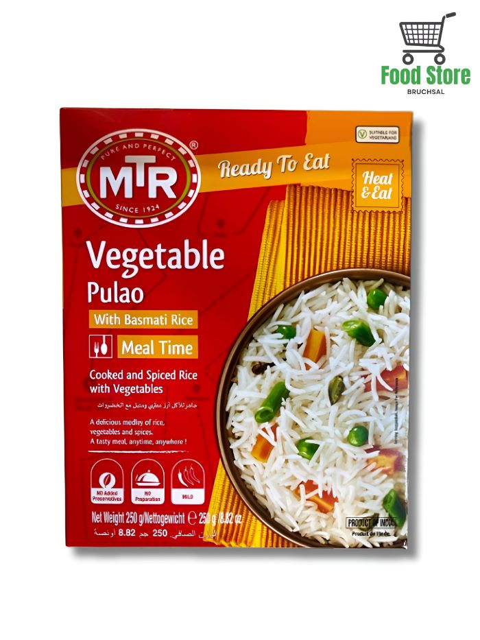 Vegetable Pulao with Basmati Rice MTR 250g