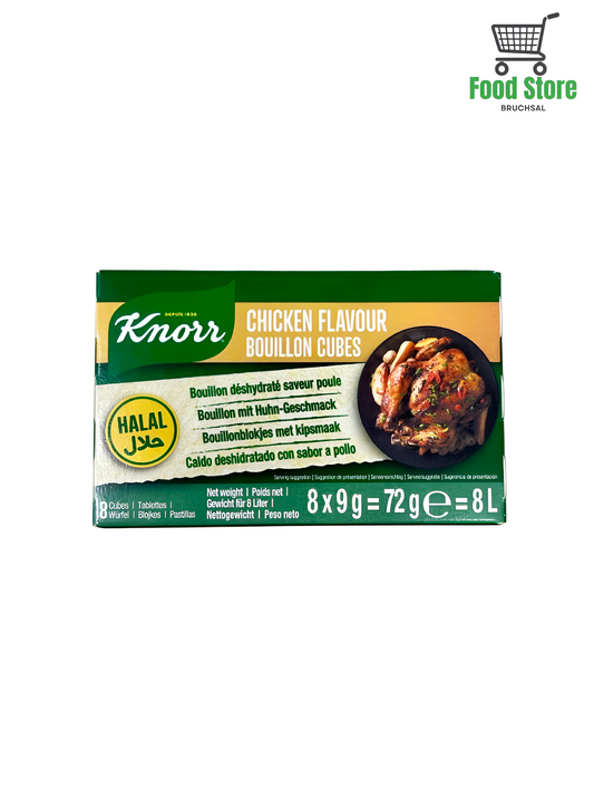 Knorr Chicken Flavour Bouillon Cubes Halal 8x90g
