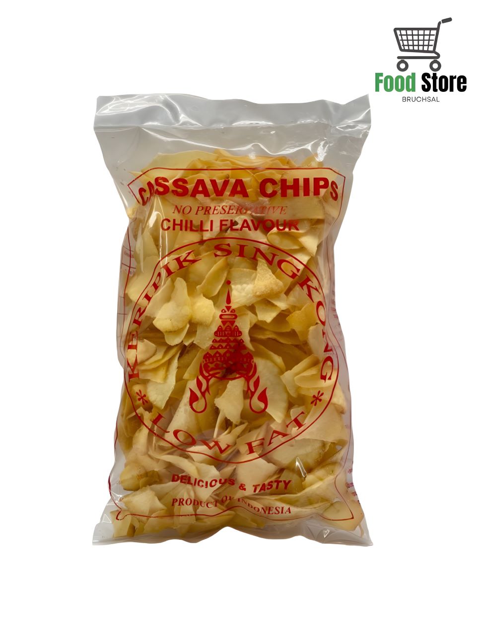 Cassava Chips Chilli Flavour 250g