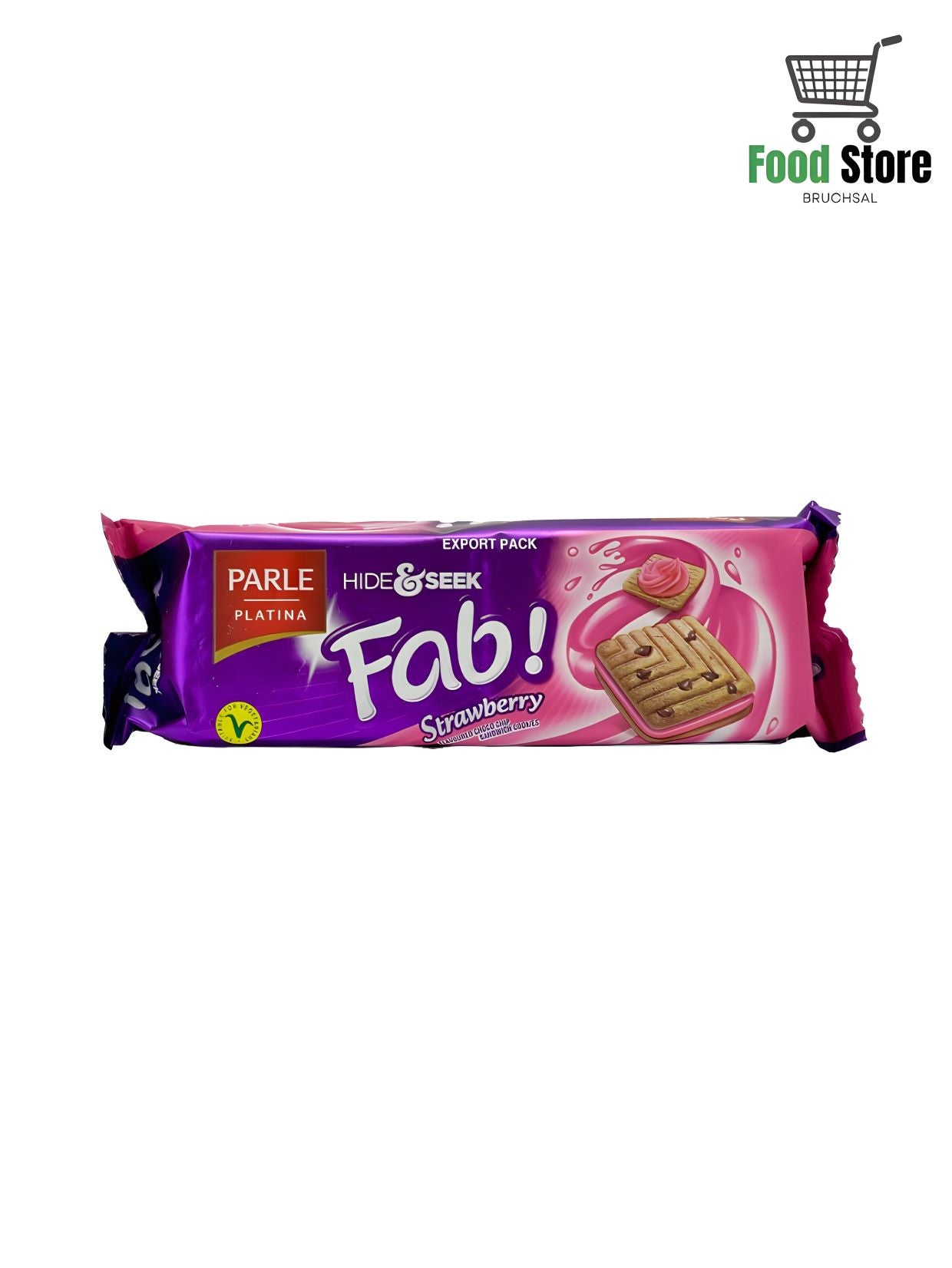 Parle Fab Strawberry Biscuit 112g