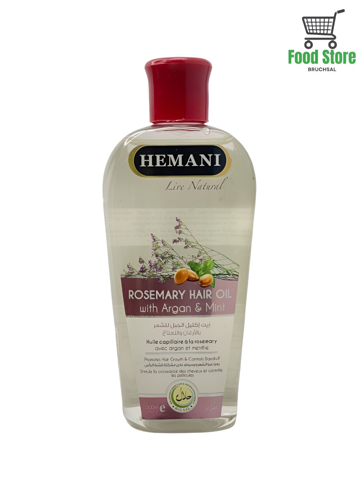 Rosemary Hair Oil with Argon & Mint Hermani 200ml