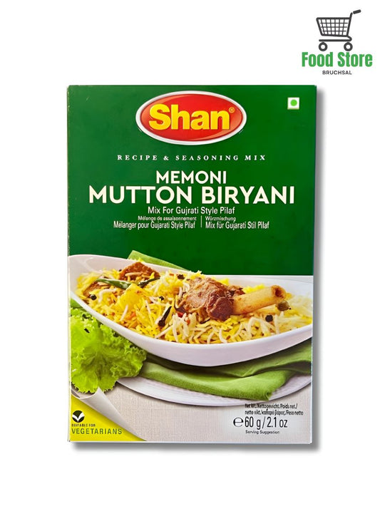 Memoni Mutton Biryani Masala Shan 60g