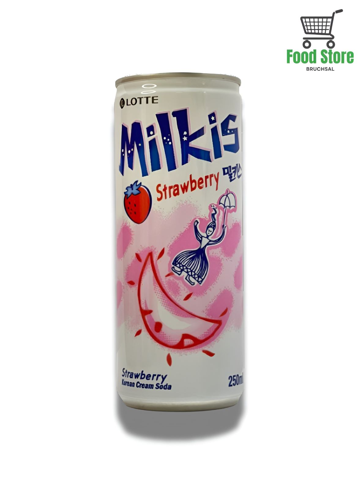 Strawberry Korean Cream Soda Milkis 250ml