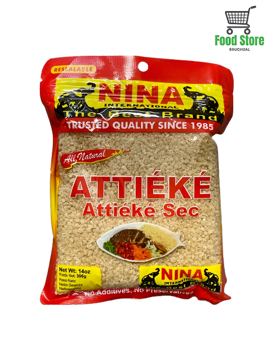NINA Attieke Trocken 100 % natürlicher Cassava Maniok 396g